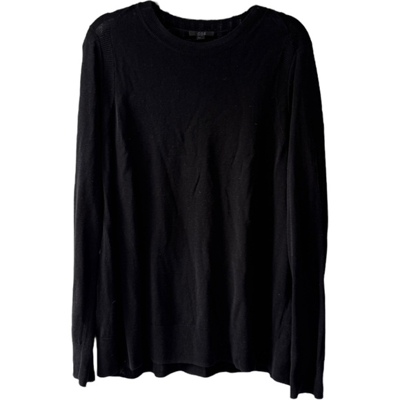 COS Other - COS Black Linen & Cotton Lightweight Sweater | L